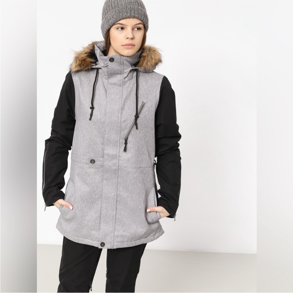 VOLCOM Fawn Instated Jacket Heather Grey - Small NWOT